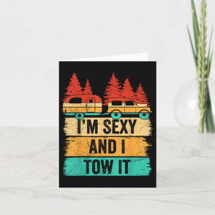 Tarjeta Vintage Im Y Y Lo Traje Camper Rv Camper Camping