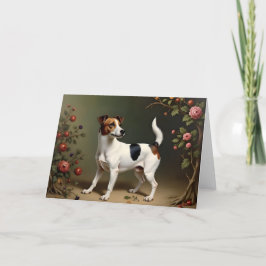 Tarjeta vintage Jack Russell Blank