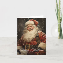 Vintage Jolly Santa Claus Navidades