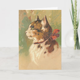 Tarjeta Vintage Kitty, Feliz Cumpleaños