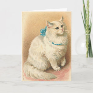 Tarjeta Vintage Kitty, Feliz Cumpleaños