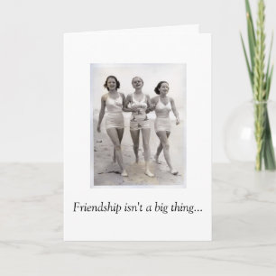 Tarjeta Vintage - La amistad es un millón de cosas,