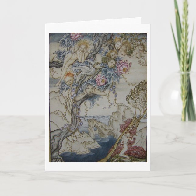 Tarjeta Vintage - la tempestad, (Anverso)