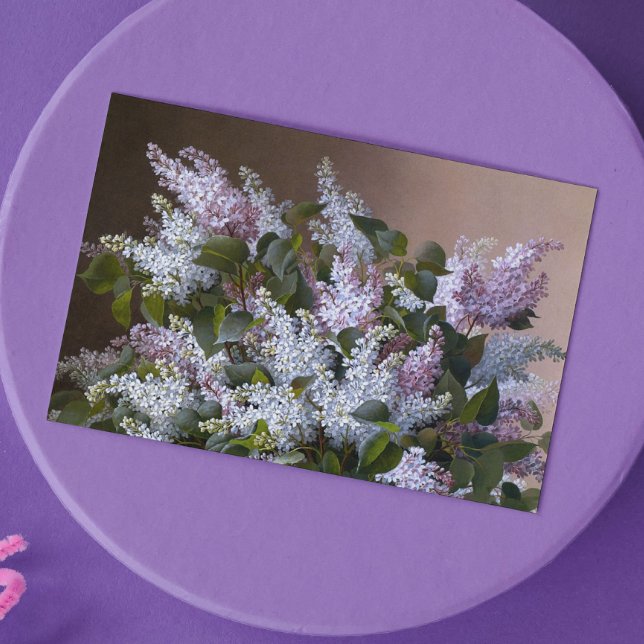 Tarjeta Vintage Lilacs (Subido por el creador)