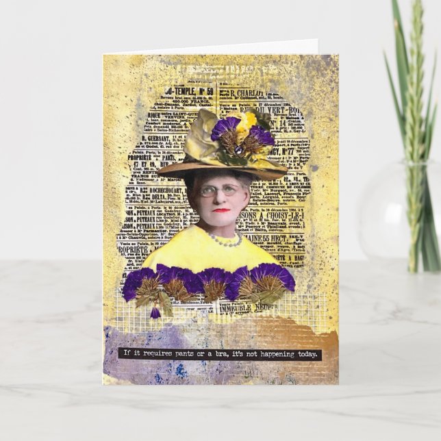 Tarjeta "Vintage Look" Cope Greeting (Anverso)