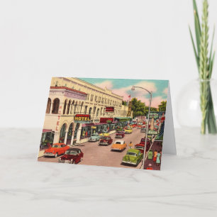 Tarjeta Vintage Main Street Ft. Myers