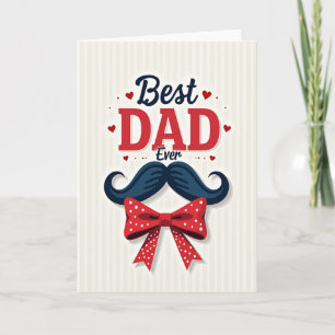 Tarjeta Vintage Mejor Papá del Mundo
