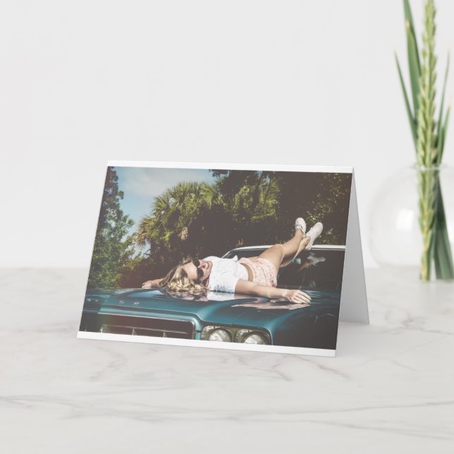 Tarjeta Vintage Monroe Inspired (Anverso)