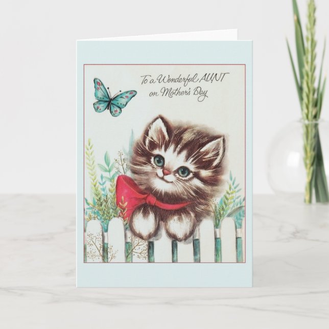Tarjeta Vintage Mother's Day Card (Anverso)
