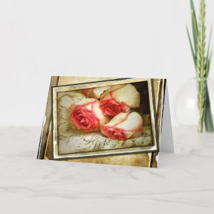 Tarjeta Vintage Mother's Day Rosa Card