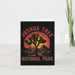 Tarjeta Vintage National Park Retro Camping al aire libre
