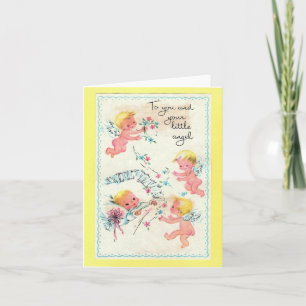 Tarjeta Vintage New Little Angel Card