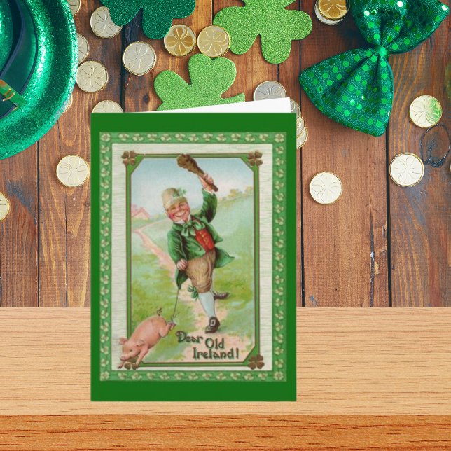Tarjeta Vintage Old Dear Ireland Card (Vintage Old Dear Ireland Card)