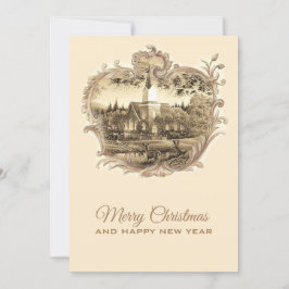 Tarjeta Vintage para navidades