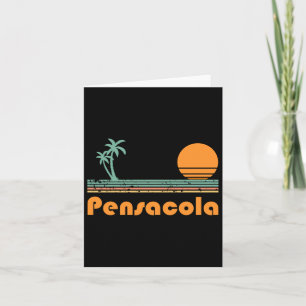 Tarjeta Vintage Pensacola Beach Sunset Long Sleeve