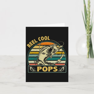 Tarjeta Vintage Reel Guay Pops Padres Pescadores Día De La