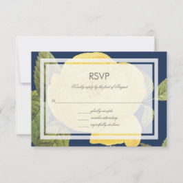 Tarjeta Vintage Rosa Garden Rsvp