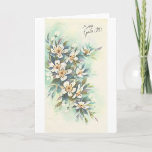 Tarjeta Vintage se pone bien