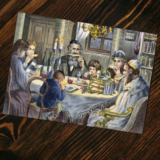 Tarjeta Vintage Seder (Subido por el creador)