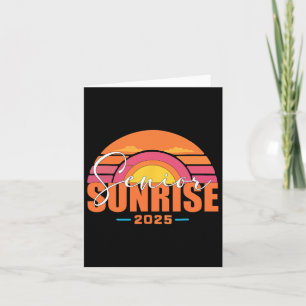 Tarjeta Vintage Senior Sunrise 2025 Seniors Of Cl Graduati