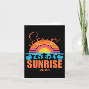 Tarjeta Vintage Senior Sunrise 2025 Seniors Of Cl Graduati