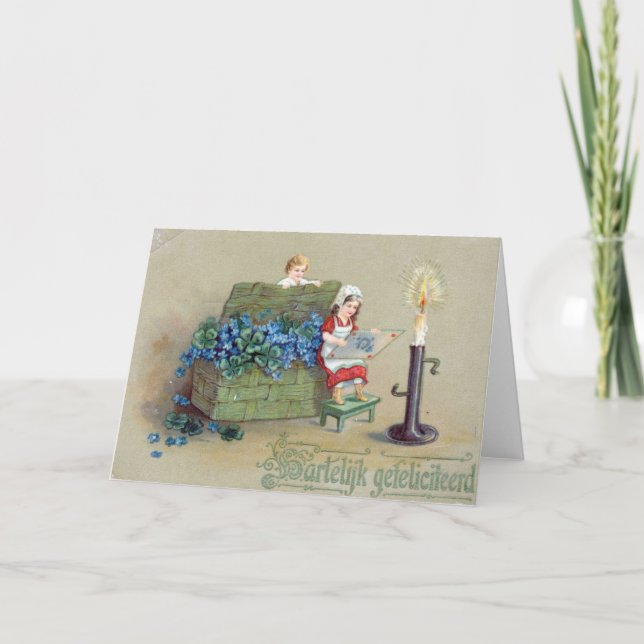 Tarjeta Vintage St Patrick (Anverso)