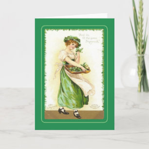 Tarjeta Vintage St Patrick's Day