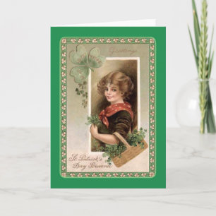 Tarjeta Vintage St Patrick's Day