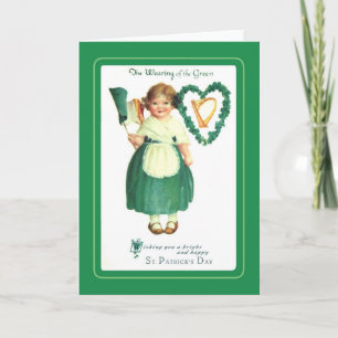 Tarjeta Vintage St Patrick's Day