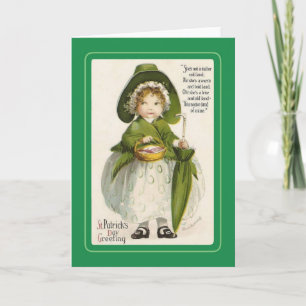 Tarjeta Vintage St Patrick's Day