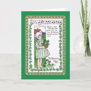 Tarjeta Vintage St Patrick's Day