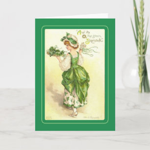 Tarjeta Vintage St Patrick's Day