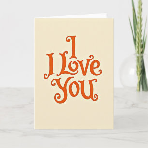 Tarjeta Vintage Te Amo