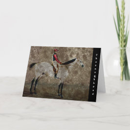 Tarjeta Vintage Thoroughbred Race Horse
