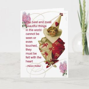 Tarjeta Vintage Valentine Greeting Card