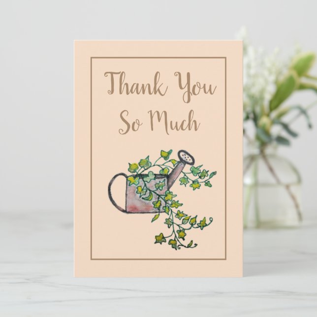 Tarjeta Vintage Waters Can 5X7 Flat (Anverso de pie)