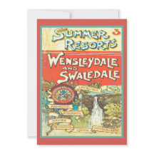 Vintage Yorkshire Railroad Tourist Guide Cover Art