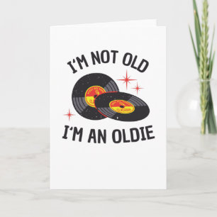 Tarjeta Vinyl Age Oldie Birthday Funny Gift