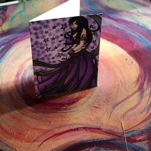 Tarjeta Violet Belly Dancer