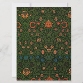 Tarjeta Violet y Columbine (por William Morris)