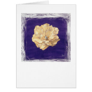 Tarjeta violeta del clavel