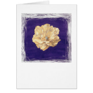 Tarjeta violeta del clavel