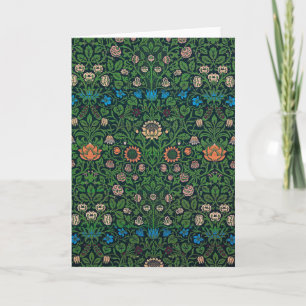 Tarjeta Violeta y Columbina, William Morris