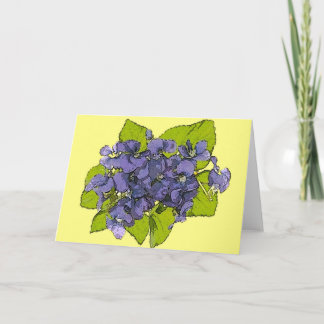 Tarjeta Violets2013