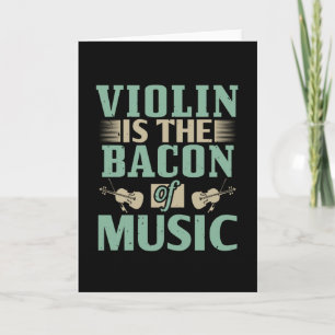 Tarjeta Violin - El Violin Es El Cubo De La Música
