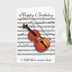 Tarjeta Violín Lover_