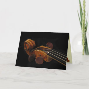 Tarjeta Violin Scroll