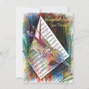 Tarjeta Violin Sketch