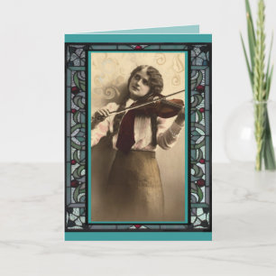 Tarjeta Violinista