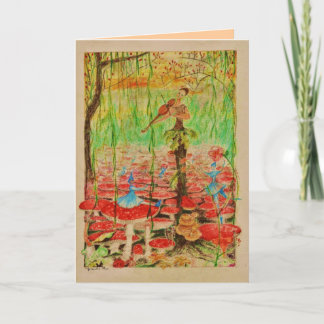 Tarjeta Violinista de octubre